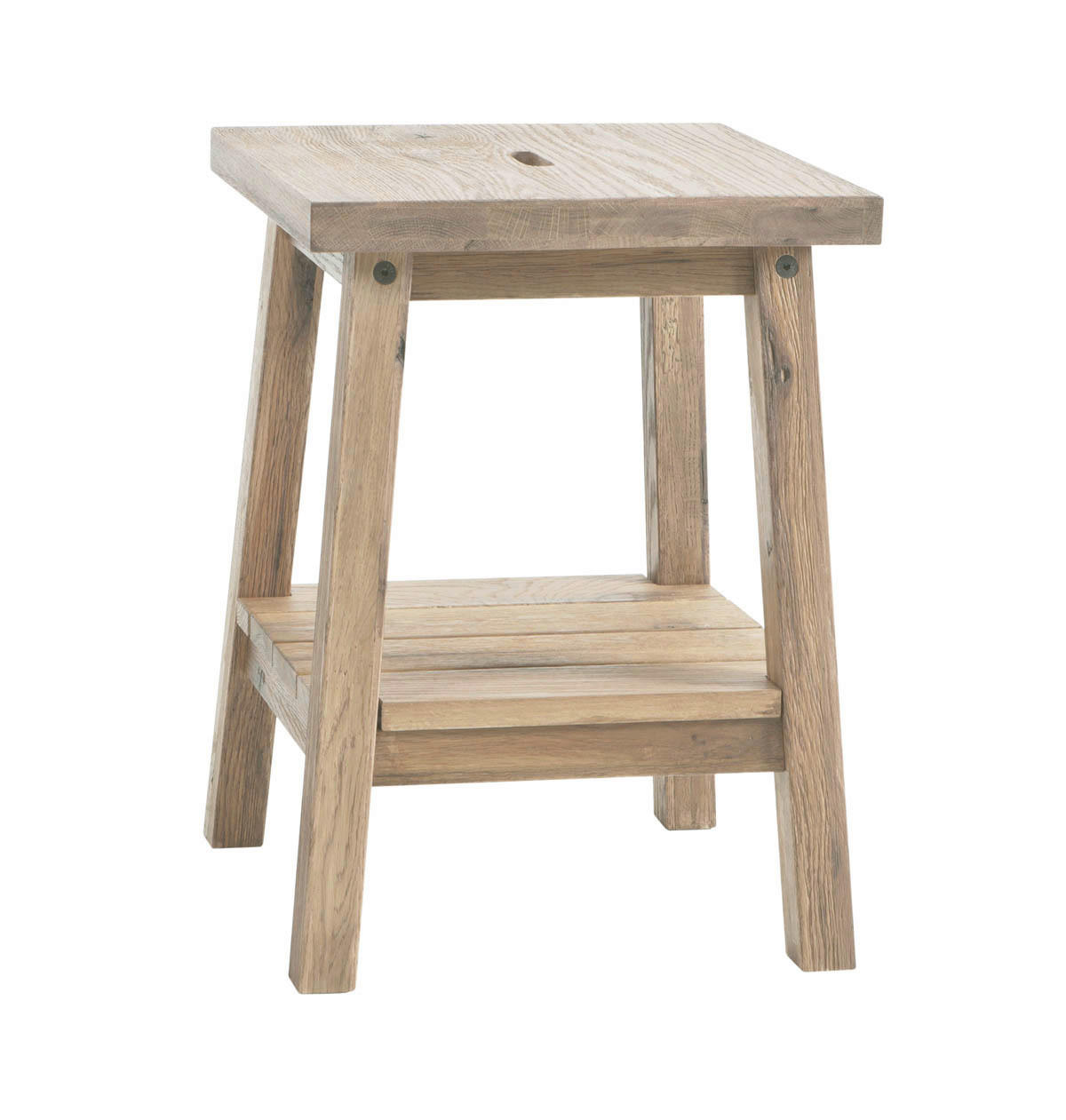 NACHTSCHRANK 40/55/40 cm Wildeiche massiv  - Eichefarben, Design, Holz (40/55/40cm) - Hasena