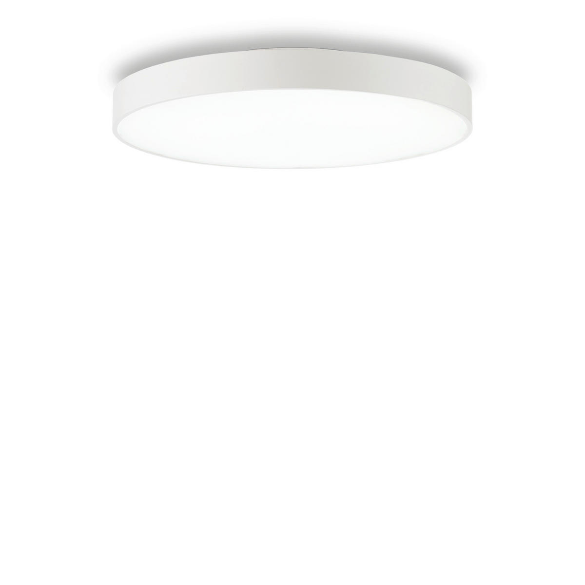 LED-DECKENLEUCHTE Halo 60/9 cm   - Weiß, KONVENTIONELL, Metall (60/9cm) - Ideal Lux