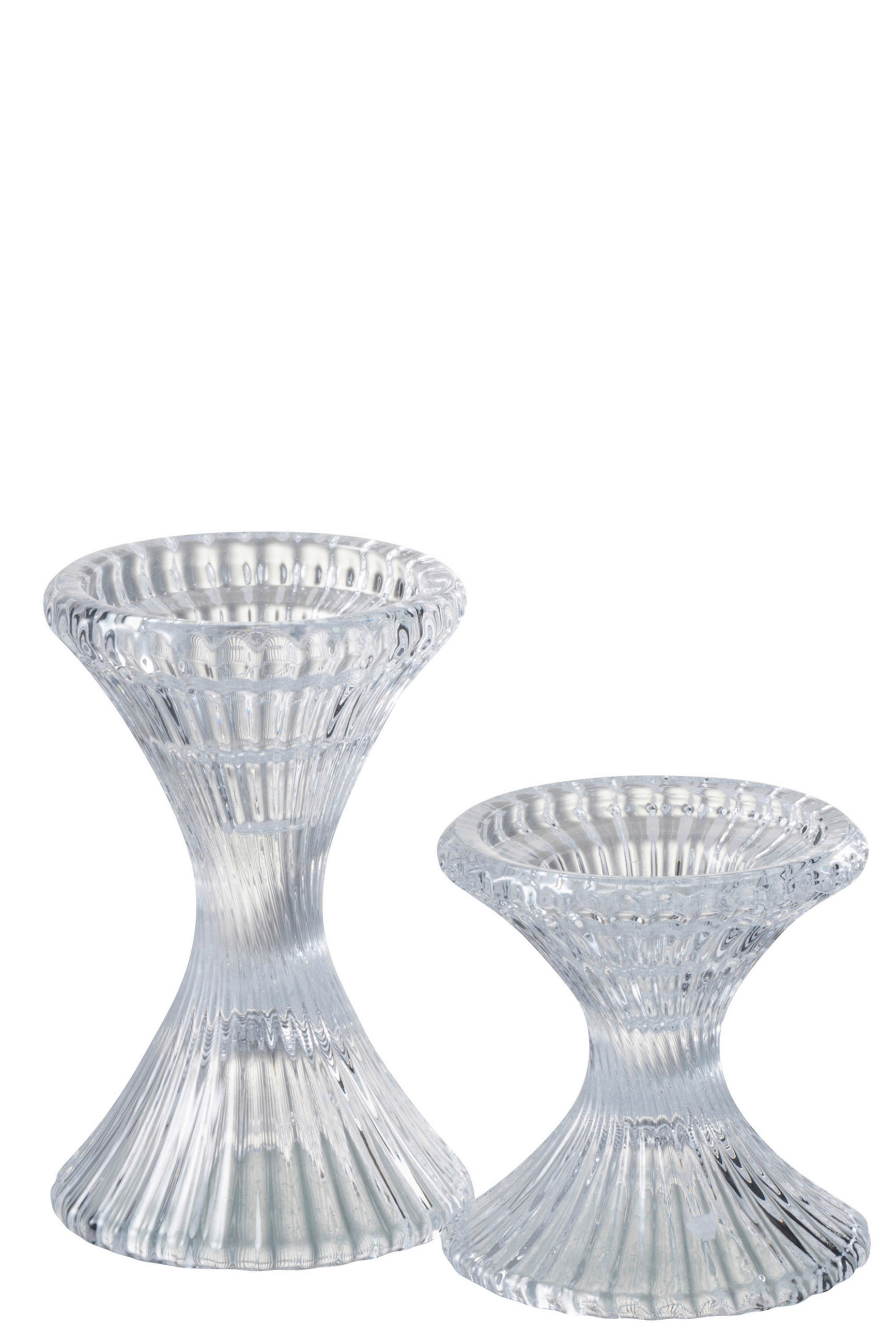 KERZENHALTER - Transparent, Basics, Glas (10/10/15,5cm) - Ambia Home