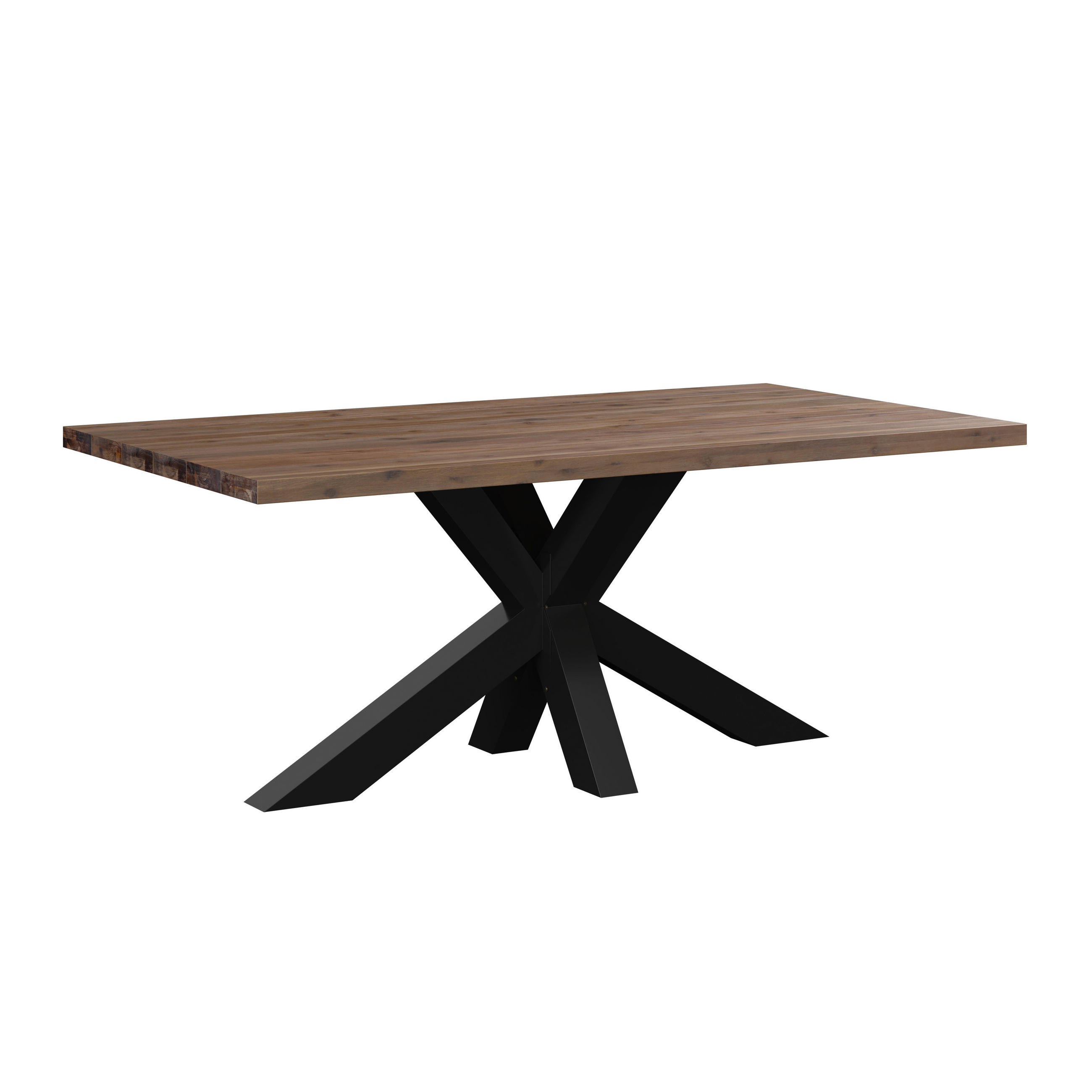 GARTENTISCH  - Akaziefarben, MODERN, Holz/Metall (180/76/100cm) - Ambia Garden