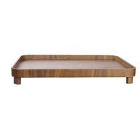 DEKOTABLETT - Hellbraun, KONVENTIONELL, Holz (45,50/36/5,5cm) - ASA