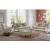 SESSEL Mikrofaser Creme    - Creme/Schwarz, Design, Textil/Metall (100/104/99cm) - Xora