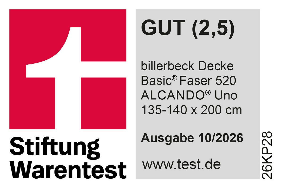 GANZJAHRESDECKE  Alcando Uno 135/200 cm  - Champagner, Basics, Textil (135/200cm) - Billerbeck
