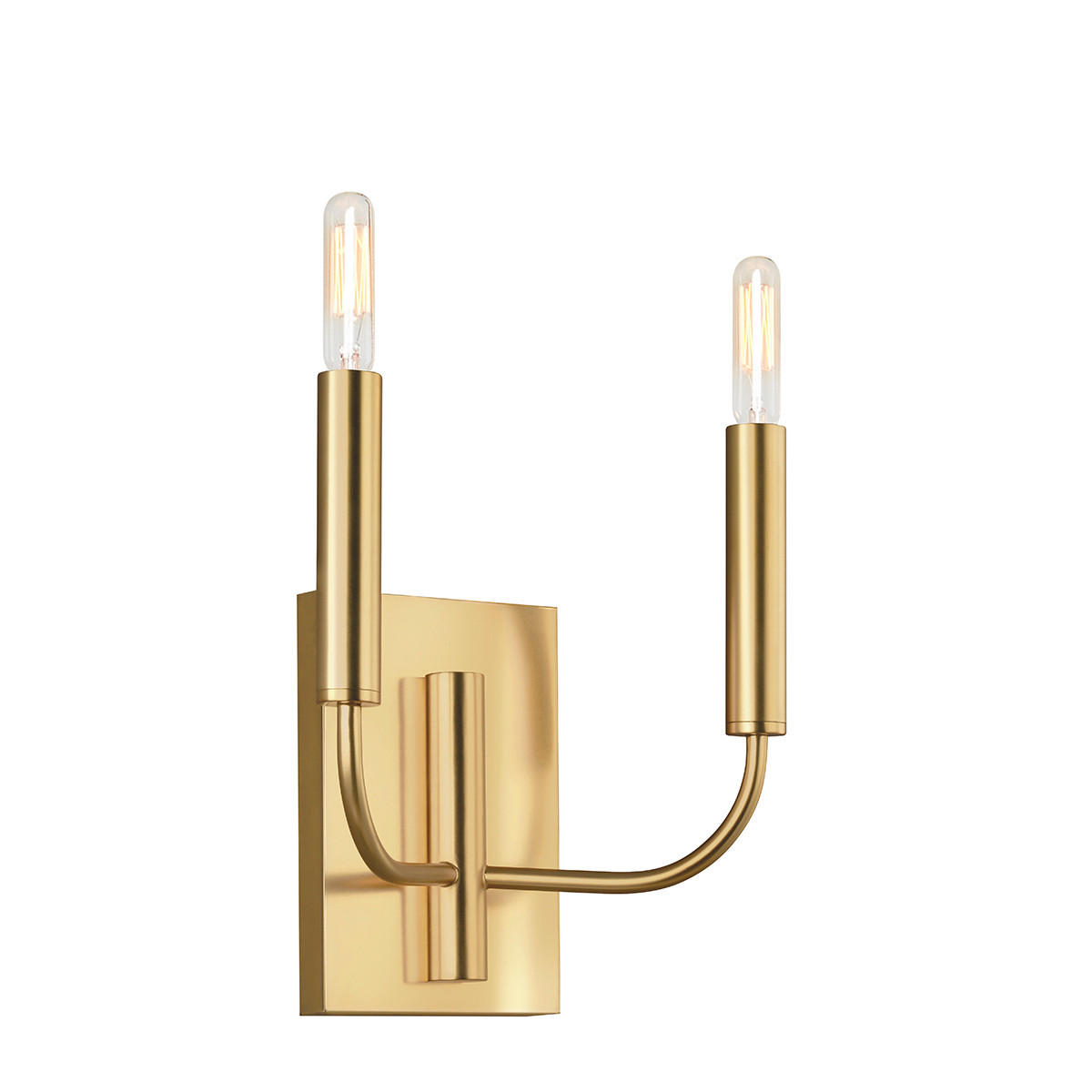 WANDLEUCHTE - Messingfarben, Design, Metall (28.9/16,5/35,9cm) - Elstead Lighting
