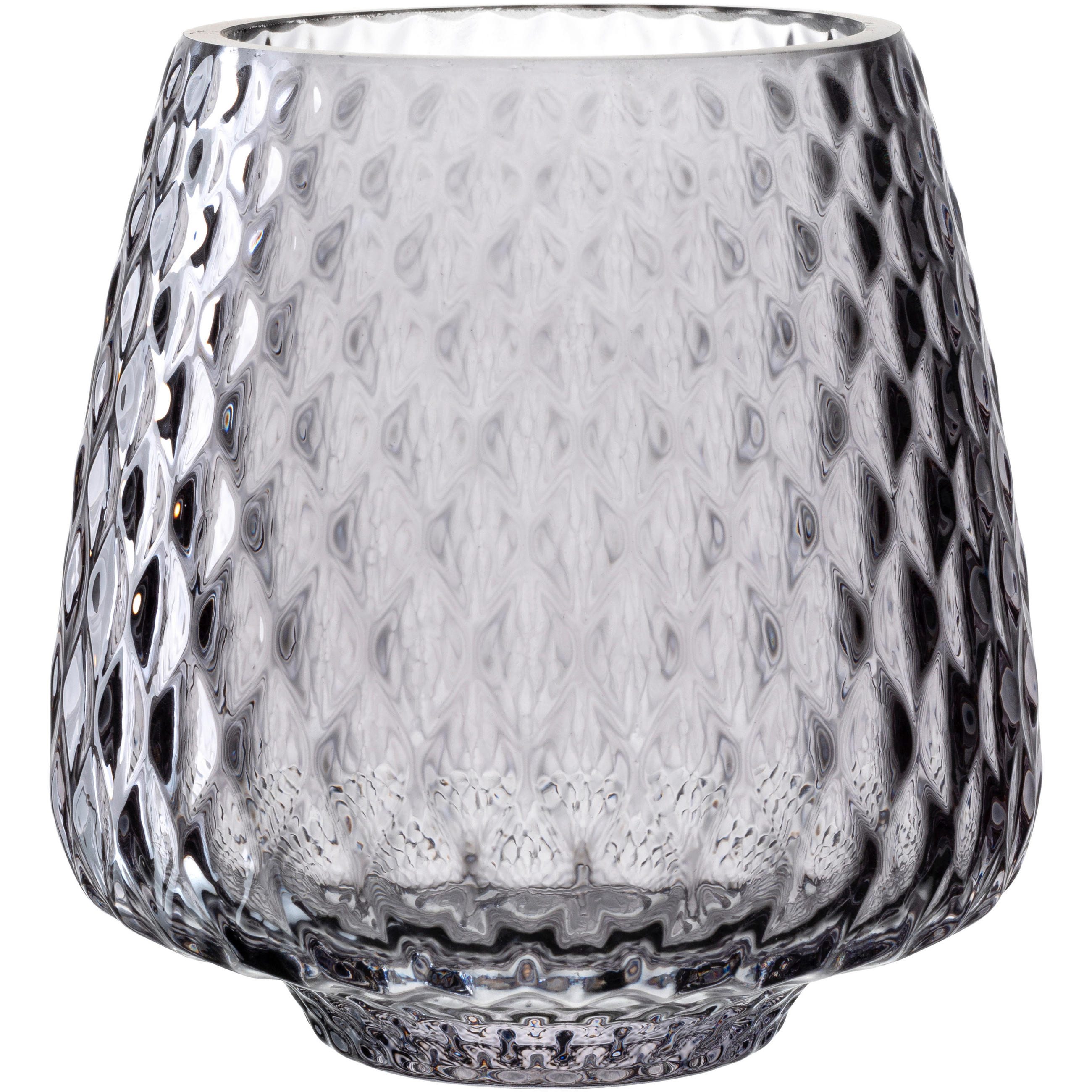 ČAŠA ZA LUČICE GULIA  - siva, Basics, staklo (10/10/10cm) - Leonardo