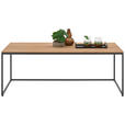 COUCHTISCH in Holz, Metall 120/65/43,5 cm  - Eichefarben/Anthrazit, Design, Holz/Metall (120/65/43,5cm) - Valnatura