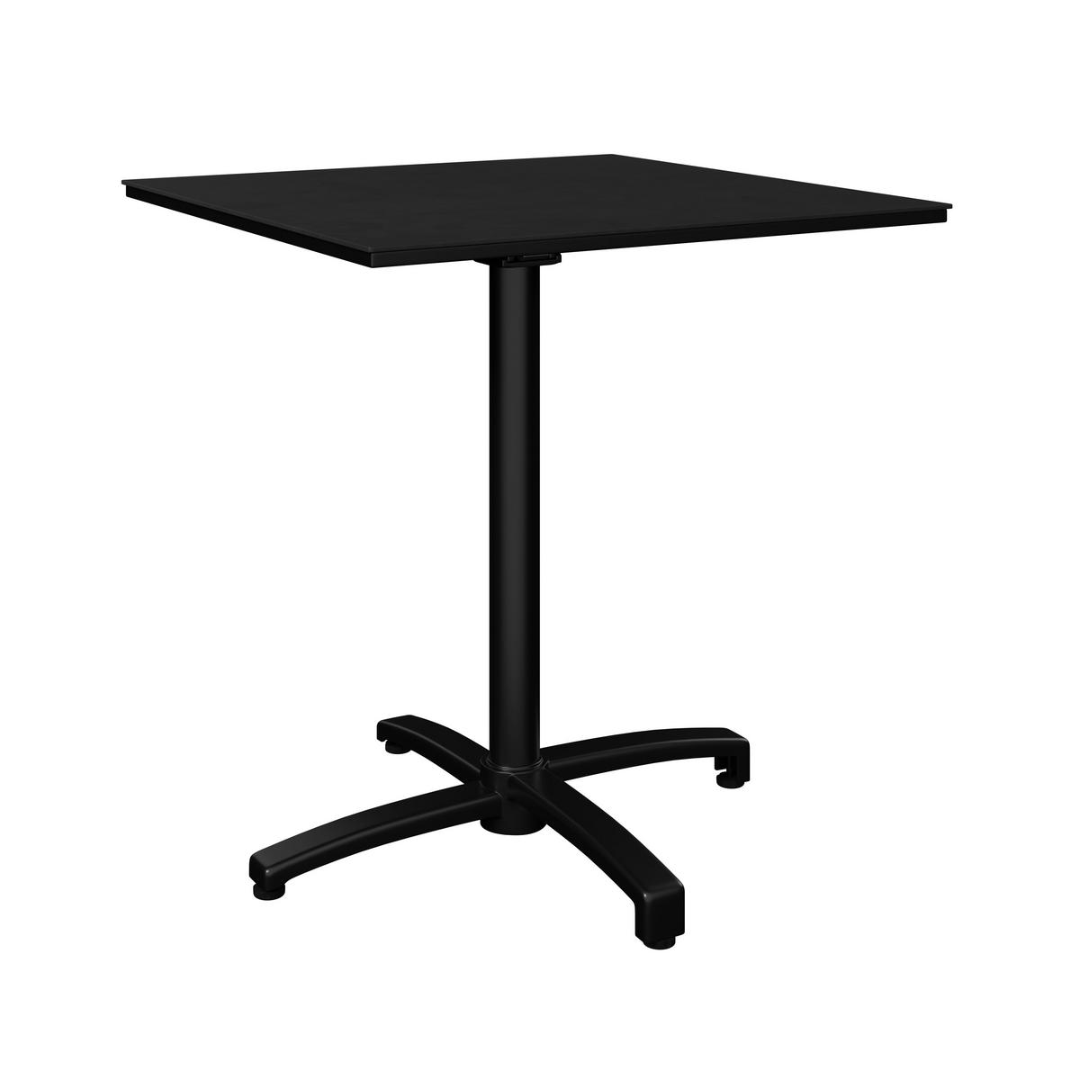 BISTROTISCH in Metall, Kunststoff 70/70/74 cm  - Anthrazit, KONVENTIONELL, Kunststoff/Metall (70/70/74cm) - Ambia Garden