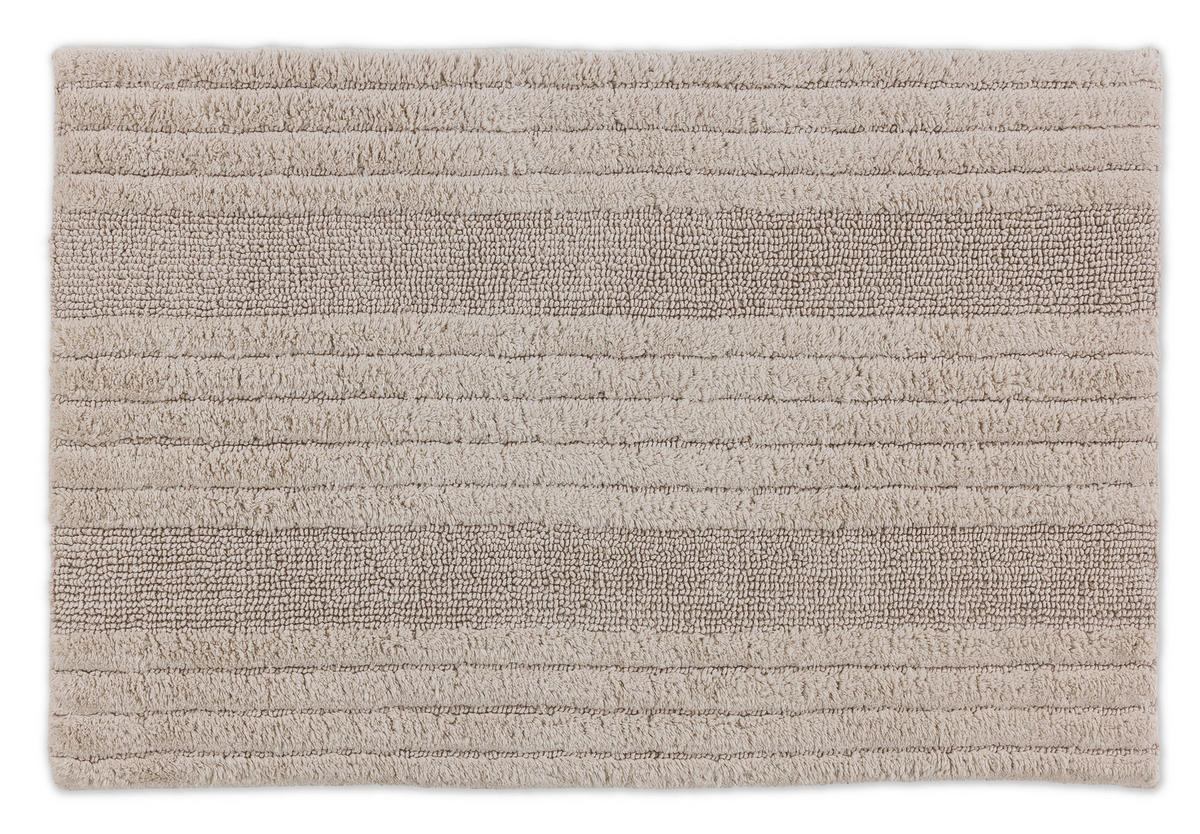 BADTEPPICH Beige 60/90 cm  - Beige, Basics, Textil (60/90cm) - Schöner Wohnen