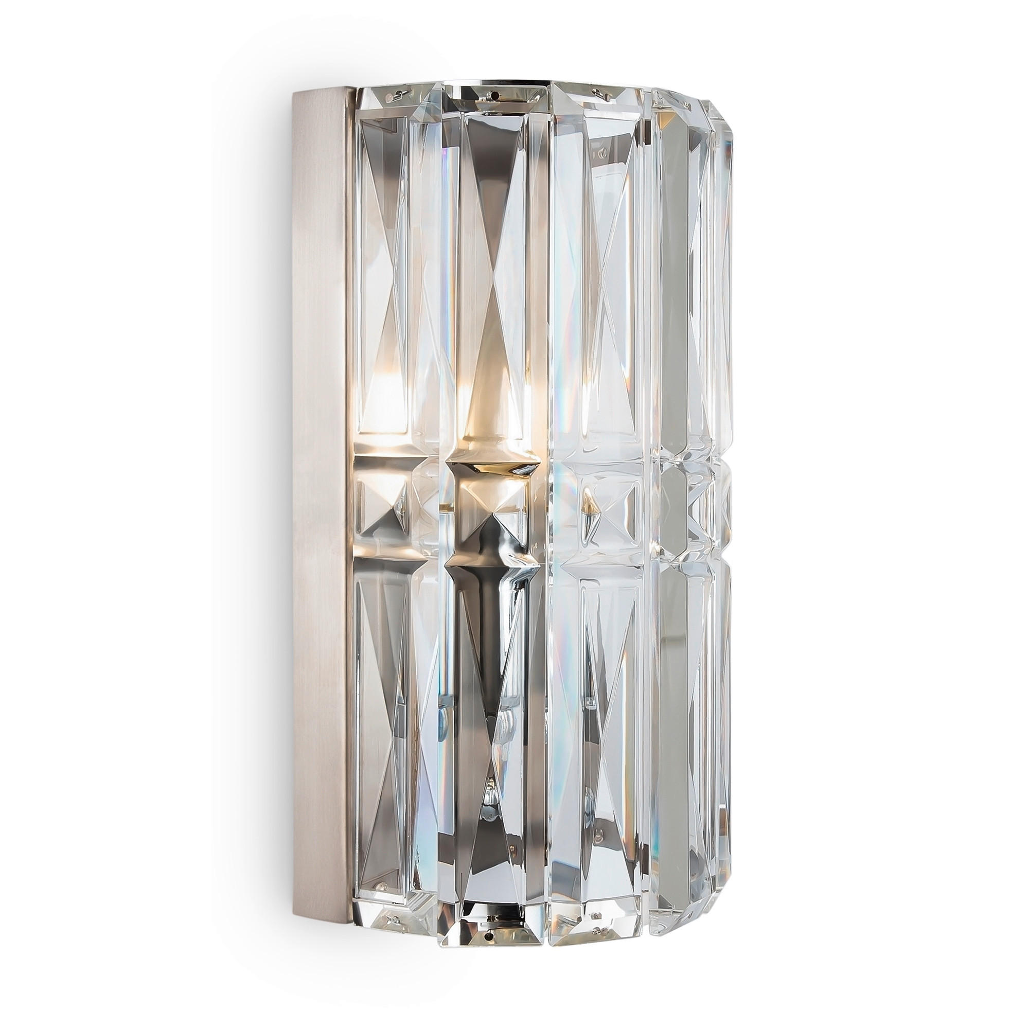 WANDLEUCHTE Neoclassic 13/10/20 cm   - Chromfarben, Trend, Glas/Metall (13/10/20cm) - MAYTONI