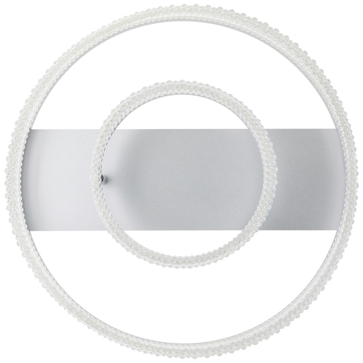 LED-TAKLAMPA Aurora 61/13 cm  - aluminiumfärg, Design, metall/plast (61/13cm)