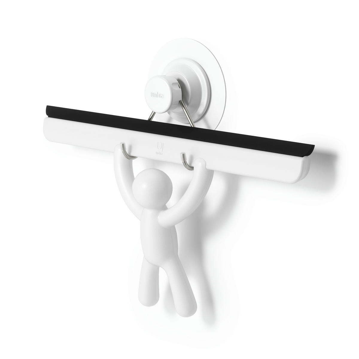 BRISAČ ZA PLOČICE I ZID   BUDDY  - bijela, Basics, plastika (19/4/26cm) - Umbra