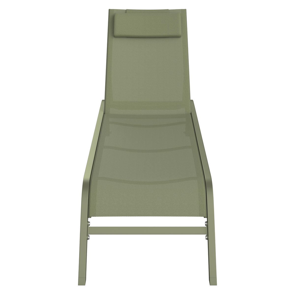 GARTENLIEGE  - Grün, Design, Textil/Metall (198/70/62cm) - Ambia Garden