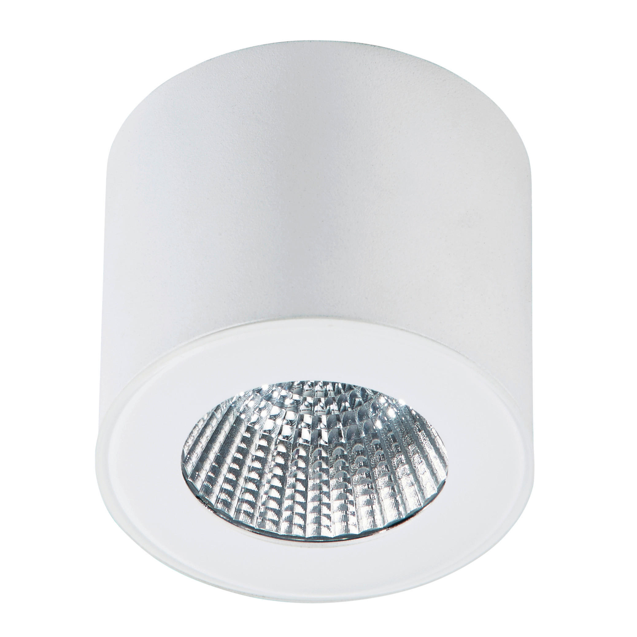 LED-DECKENLEUCHTE 6,5/5,5 cm   - Weiß, Design, Glas/Metall (6,5/5,5cm) - Helestra