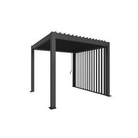 PAVILLON-SEITENTEIL - Dunkelgrau, Design, Metall (235/10/272cm) - Biohort