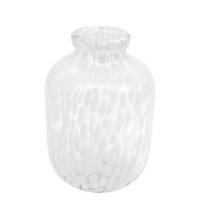 VÁZA 22 cm  - fehér, Basics, Üveg (15,5/22cm) - Ambia Home