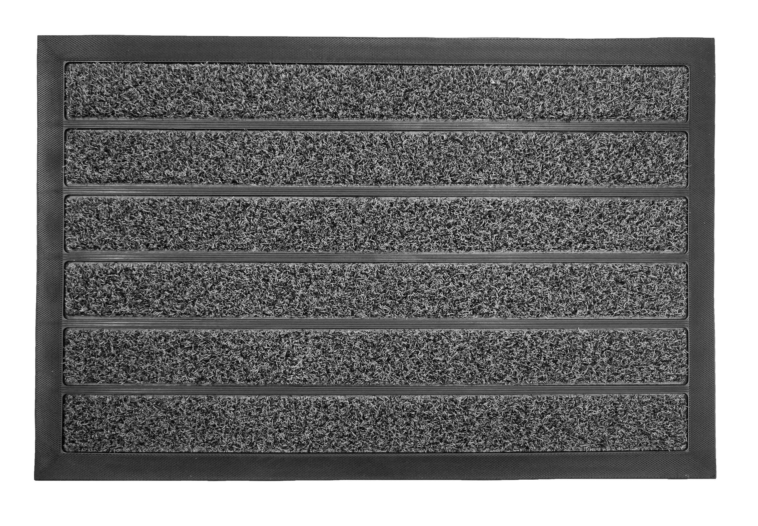 FUSSMATTE  40/60 cm  Anthrazit   - Anthrazit, KONVENTIONELL, Kunststoff (40/60cm) - Schöner Wohnen