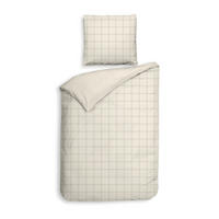 BETTWÄSCHE Diamante Makosatin 155/220 cm  - Elfenbein, Basics, Textil (155/220cm)