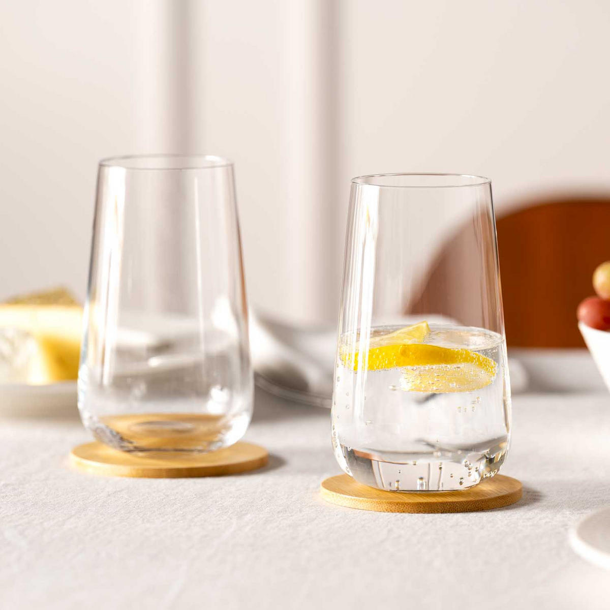 GLÄSERSET Brunelli 6-teilig  - Klar, LIFESTYLE, Glas (530ml) - Leonardo