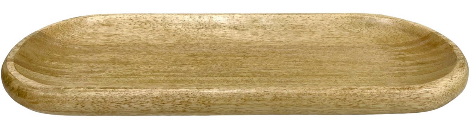 SERVIERTABLETT Holz Mangoholz  - Braun, LIFESTYLE, Holz (17,5/3,5/45,5cm) - X-Mas