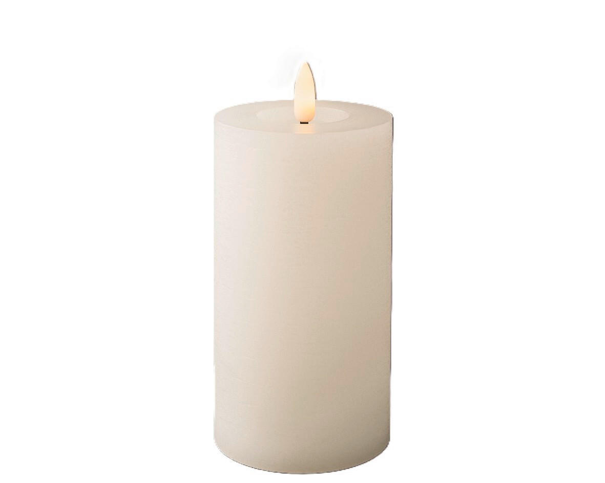 LUMÂNARE LED 7/15 cm  - alb, Basics, plastic/parafină (7/15cm) - Ambia Home