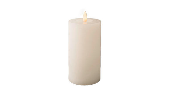 LED-KERZE 7/15 cm - Weiß, Basics, Kunststoff/Paraffin (7/15cm) - Ambia Home