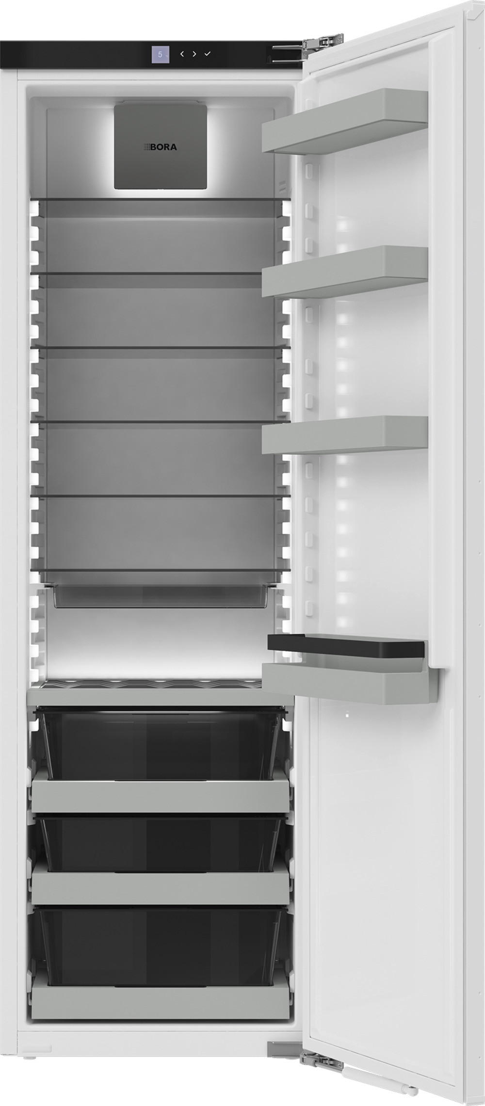 KÜHLSCHRANK 55,9/177/54,6 cm C178K  - Weiß, Basics, Glas/Kunststoff (55,9/177/54,6cm) - Bora