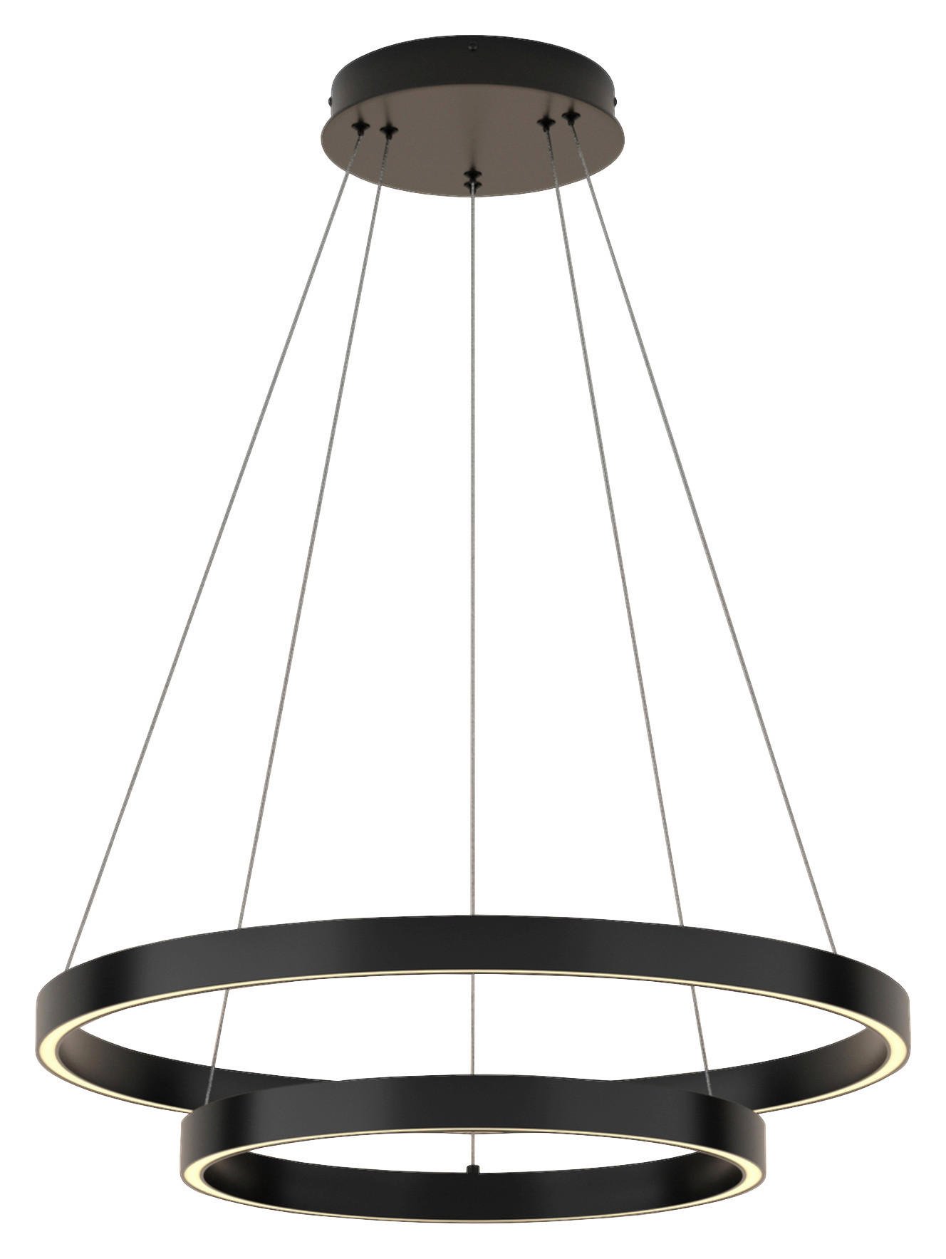 PENDELLEUCHTE  60/100/60 cm   - Schwarz, Basics, Metall (60/100/60cm) - MAYTONI