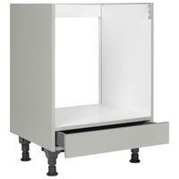 HERDUMBAUSCHRANK 60/87/56 cm  in Grau  - Grau, MODERN, Holzwerkstoff (60/87/56cm) - Nobilia