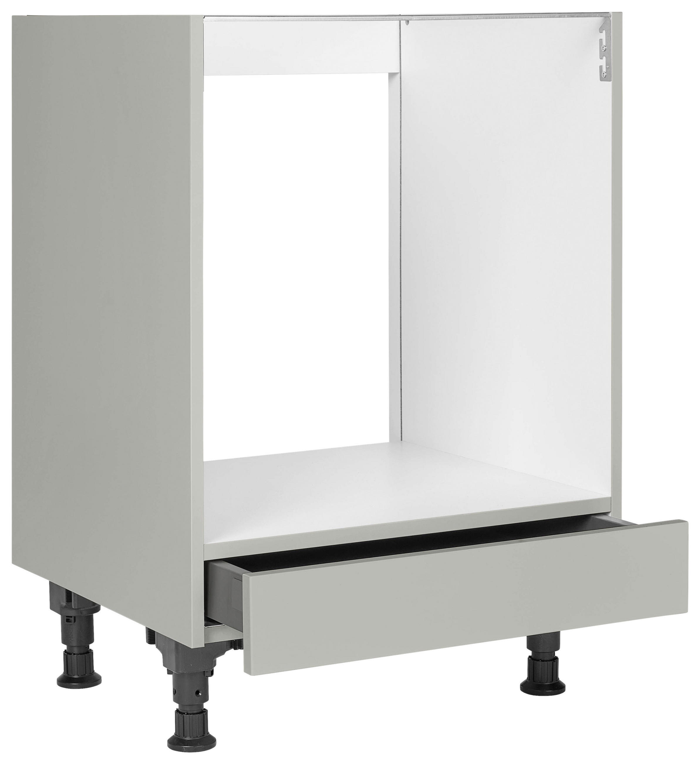 Nobilia Herdumbauschrank Touch Grau 60x87x56 cm