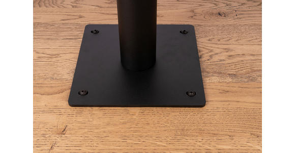 COUCHTISCH in Holz 120/70/40 cm - Eichefarben/Schwarz, Design, Holz/Metall (120/70/40cm) - Novel