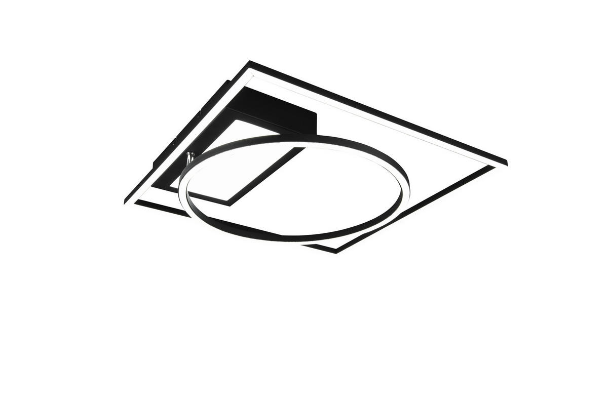 LED PLAFONJERA - crna, Dizajnerski, metal (64,5/9,0/86,5cm)