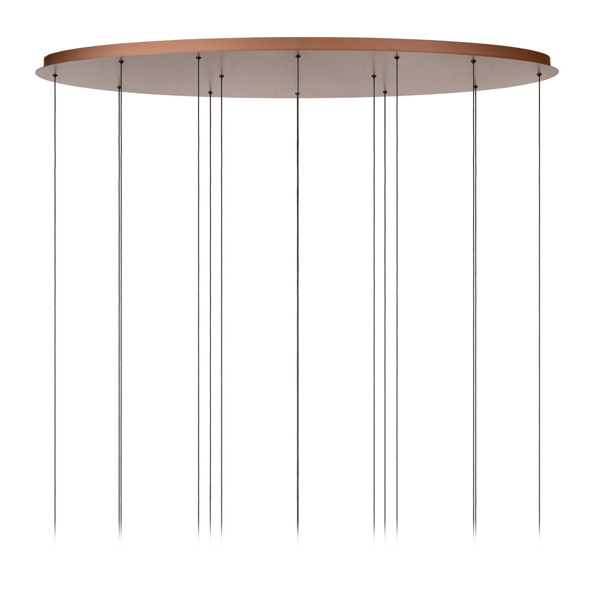 LED-PENDELLEUCHTE JASMINE 140/54/210 cm   - Rot/Grau, Design, Metall (140/54/210cm) - Lucide