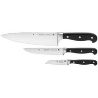 MESSERSET Spitzenklasse Plus 3-teilig  - Silberfarben/Schwarz, Design, Kunststoff/Metall (34/18/3cm) - WMF