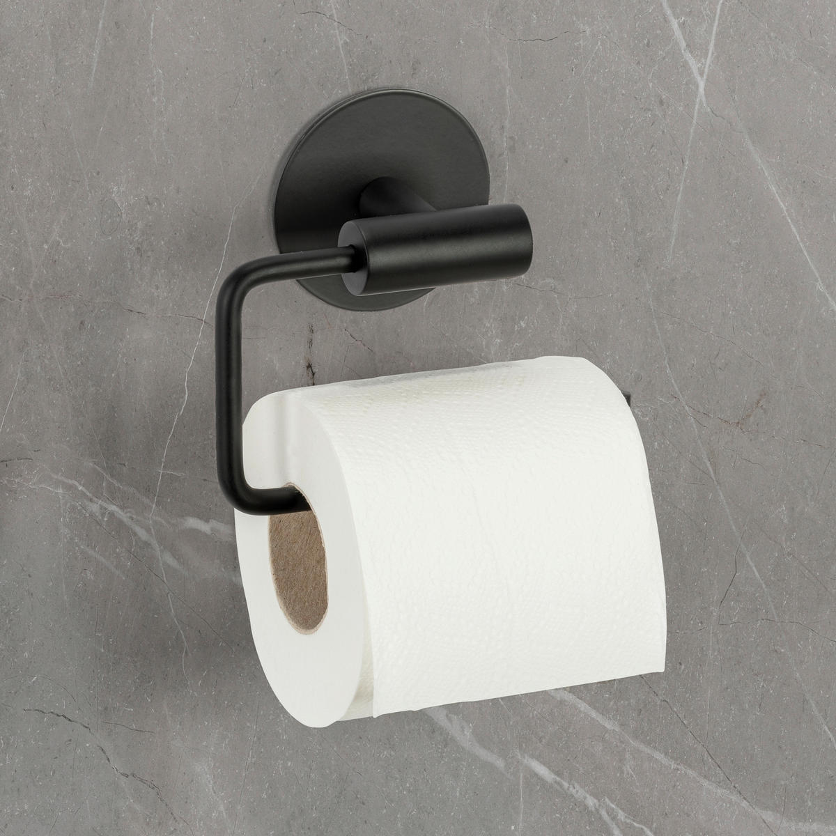 TOILETTENPAPIERHALTER  in Metall MELETO  - Schwarz, KONVENTIONELL, Metall (13,5/5,5/11cm) - Schöner Wohnen