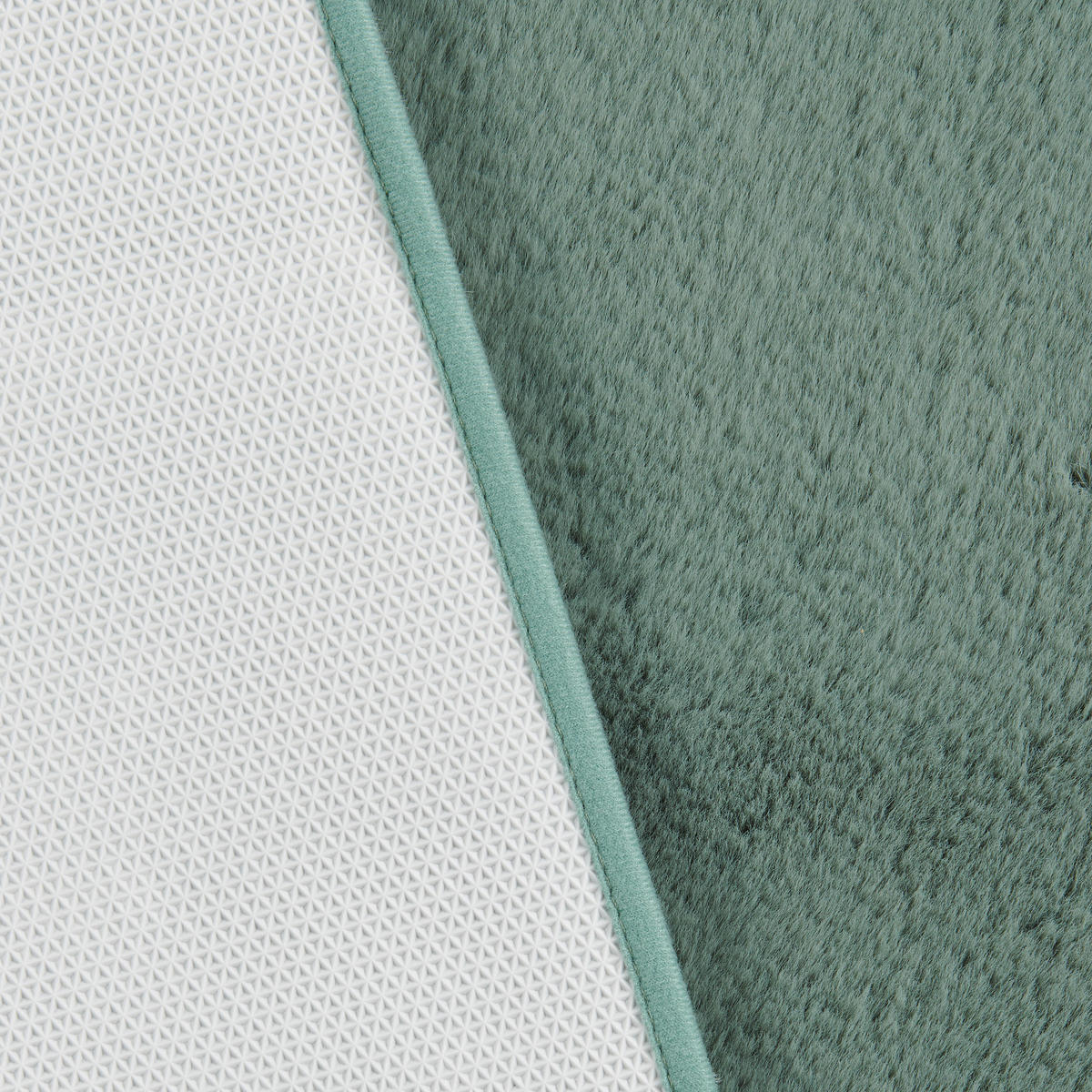 BADEMATTE Salbeigrün 60/60 cm  - Salbeigrün, Basics, Kunststoff/Textil (60/60cm) - Esposa