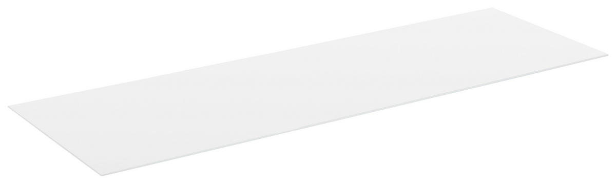 OBERPLATTE  in  - Weiß, Basics, Glas (135,60/40,50/0,40cm) - Voleo