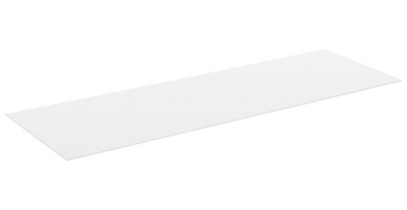 OBERPLATTE  in  - Weiß, Basics, Glas (135,60/40,50/0,40cm) - Voleo