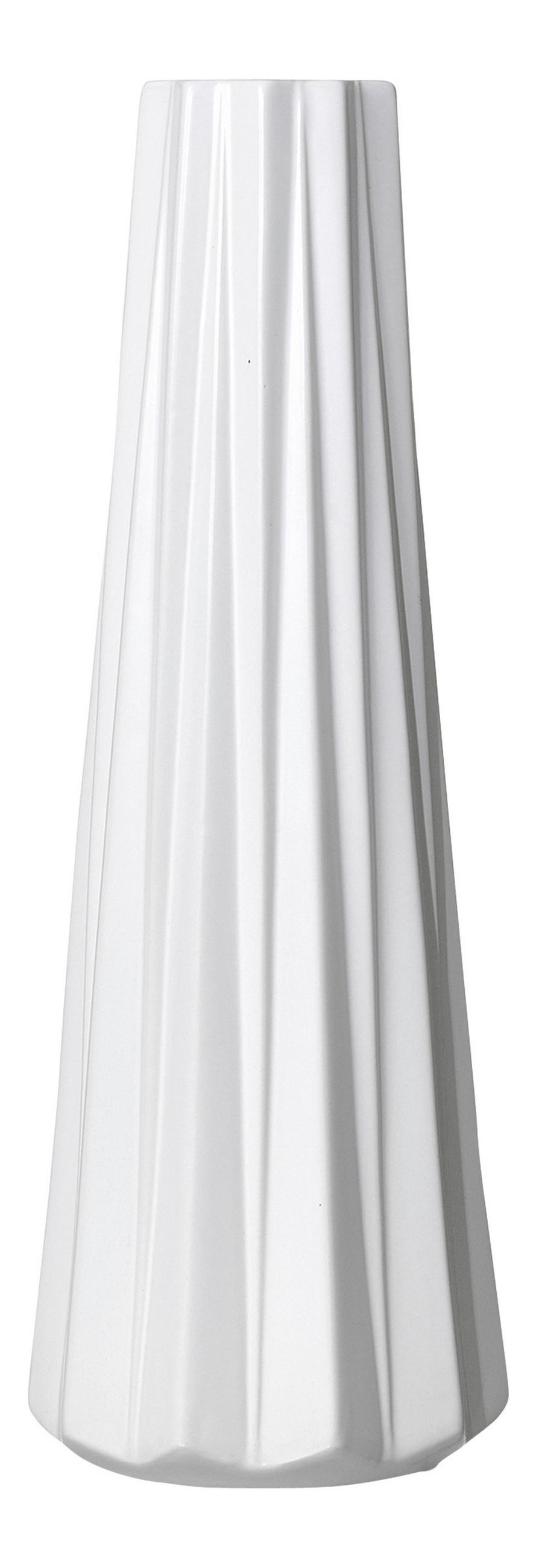 VASE Lagos 28 cm  - Weiß, KONVENTIONELL, Keramik (9/9/28cm) - Ritzenhoff Breker
