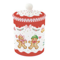 ÉTELTÁROLÓ   - piros/fehér, Basics, kerámia (11,5cm)