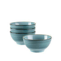 SCHÜSSELSET 4-teilig Prospero   - Blau, Basics, Keramik (16/8/16cm) - Mäser