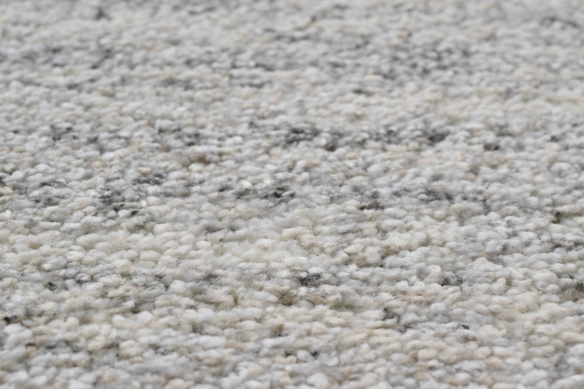 WEBTEPPICH Wohnzimmer 133/195 cm Spring Creme, Grau, Beige rechteckig  - Beige/Creme, KONVENTIONELL, Textil (133/195cm) - Novel