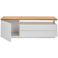 LOWBOARD  in 160/53,5/41,5 cm  - Eichefarben/Weiß, KONVENTIONELL, Holz/Holzwerkstoff (160/53,5/41,5cm) - Novel