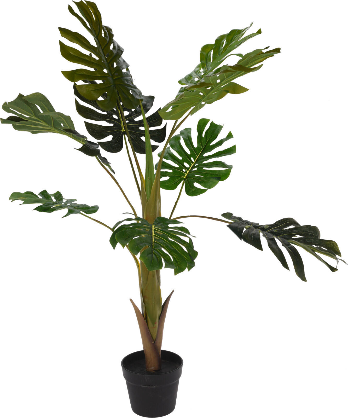 PLANTĂ ARTIFICIALĂ - verde/negru, plastic (110cm)