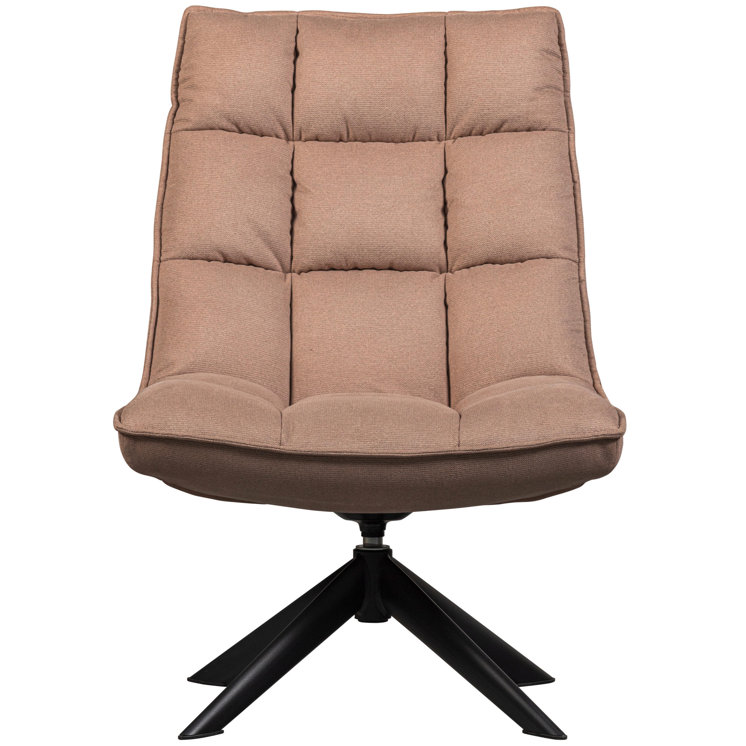 SESSEL in Webstoff Sandfarben  - Sandfarben/Schwarz, Design, Textil/Metall (70/97/85cm) - Livetastic