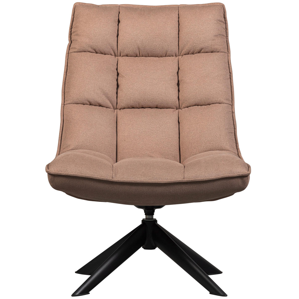 SESSEL in Webstoff Sandfarben  - Sandfarben/Schwarz, Design, Textil/Metall (70/97/85cm) - Livetastic