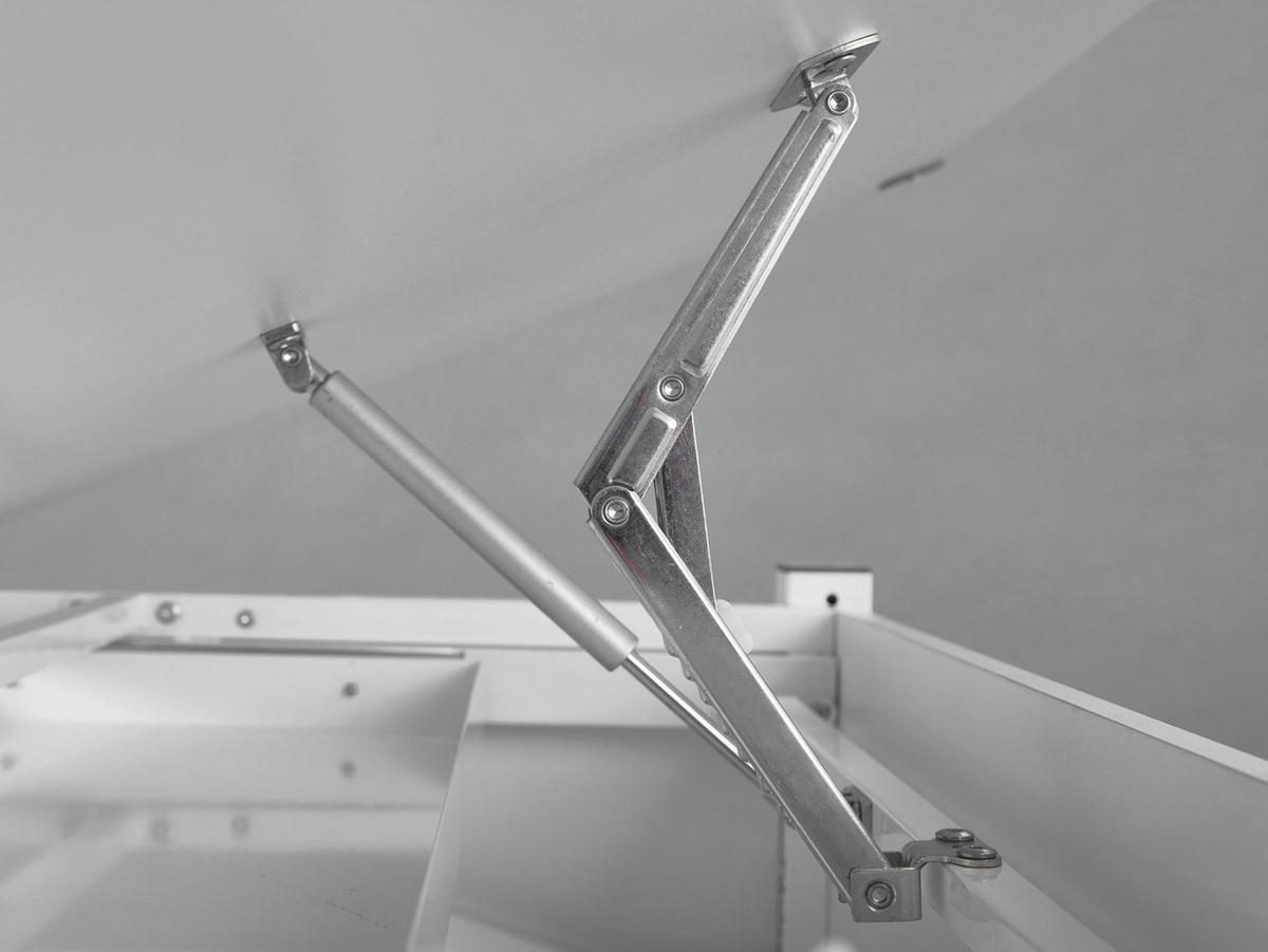JUGENDSCHREIBTISCH 110/68/55 cm  in Weiss  - Weiss, Modern, Holzwerkstoff/Metall (110/68/55cm) - MID.YOU