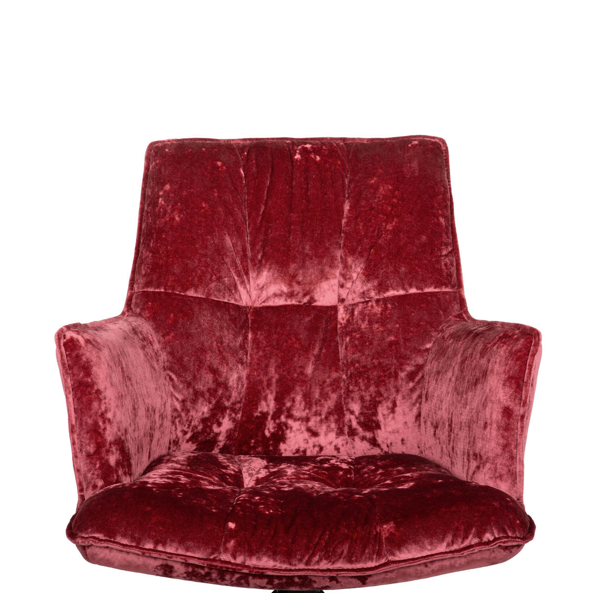 ARMLEHNSTUHL  in Eisen Samt  - Beere/Schwarz, Design, Textil/Metall (59/89,5/63cm) - Novel