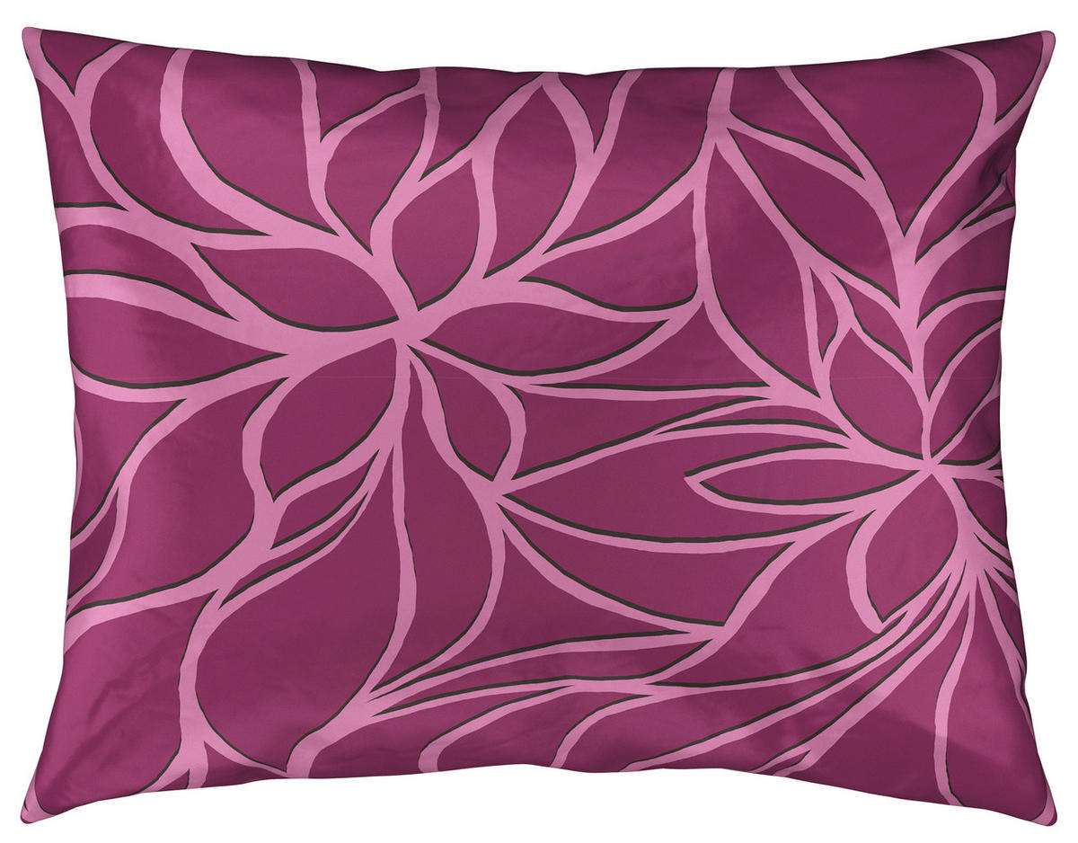POSTELJINA FLEUR 140/200 cm saten bobica  - bobica, Konvencionalno, tekstil (140/200cm) - Boxxx