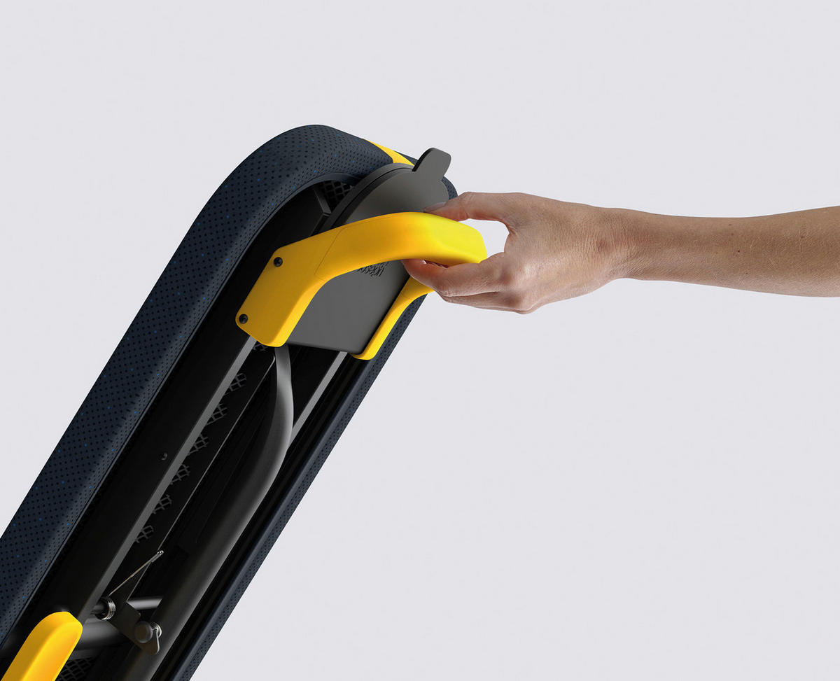 LIKALNA DESKA - modra/črna, Basics, naravni materiali (42/131/10cm) - Joseph Joseph