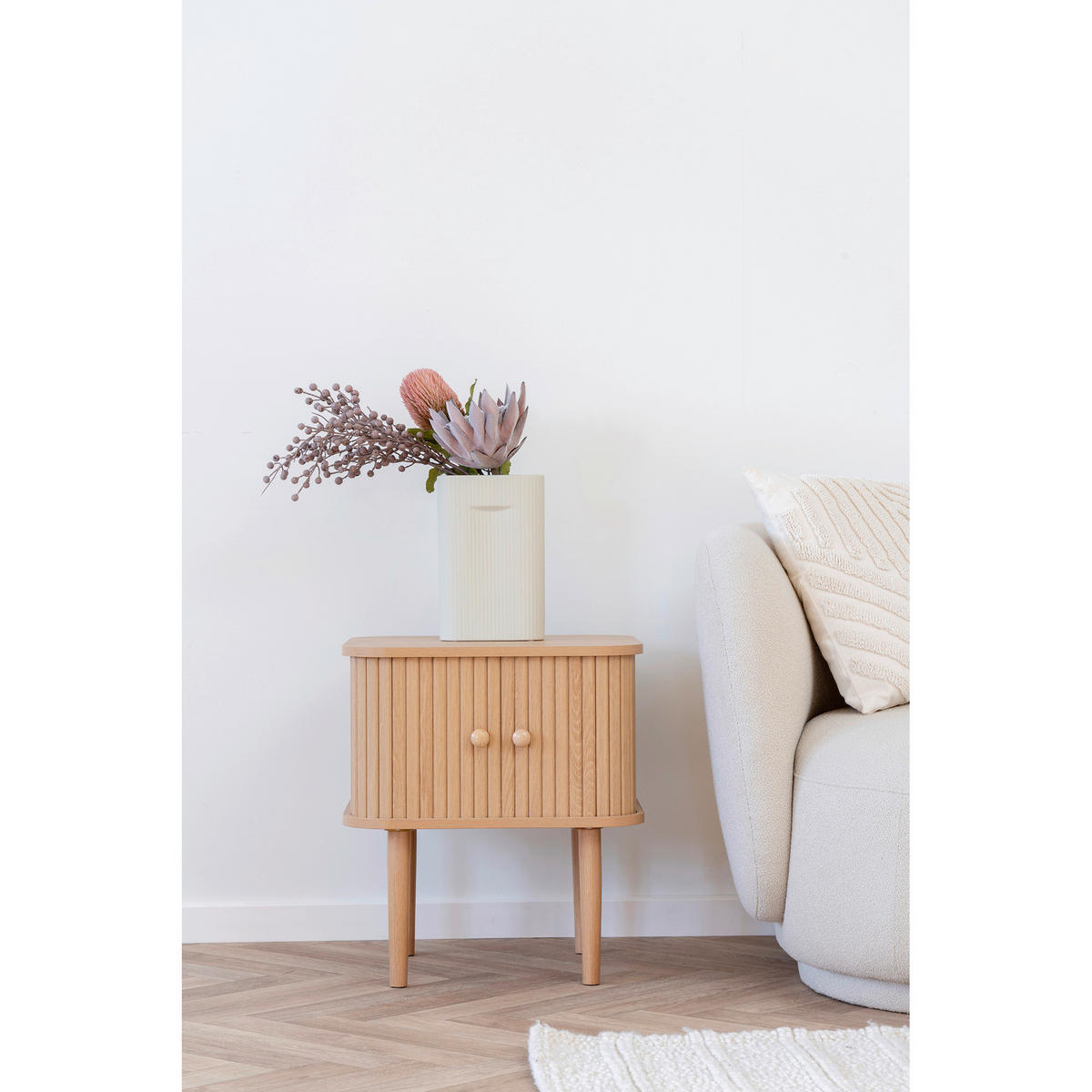 BEISTELLTISCH in Holz 40/50.5/45 cm  - Naturfarben, Basics, Holz (40/50.5/45cm)